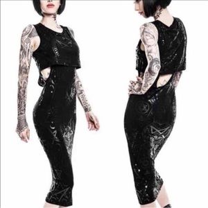 Killstar Layered MIDI Dress